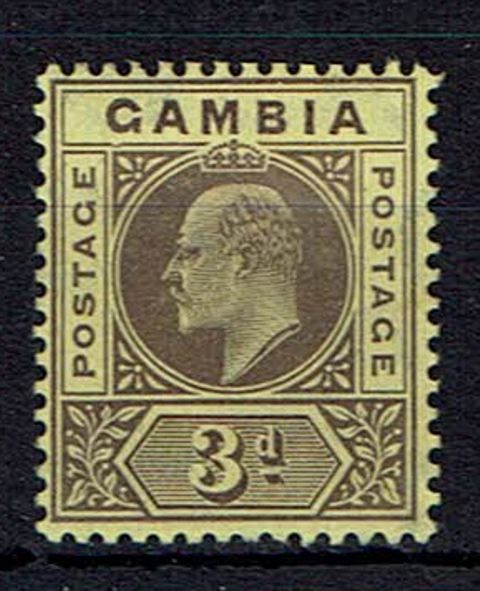 Image of Gambia SG 75b MM British Commonwealth Stamp